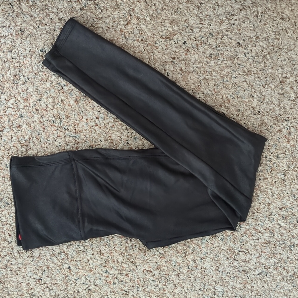 Spanx faux leather leggings